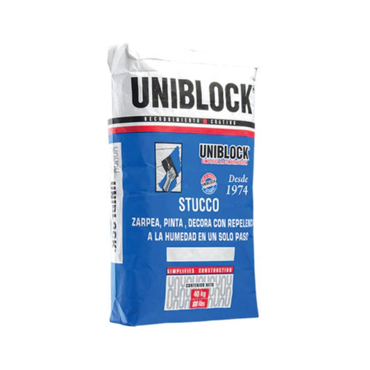 BULTO ESTUCO UNIBLOCK 40 KG